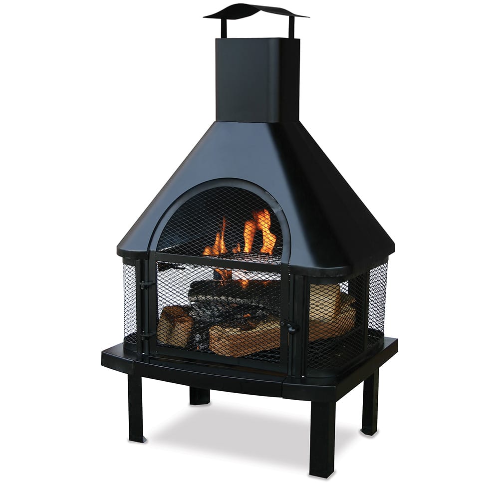 Bar-B-Q Oil Rubbed Bronze Wood Endless Summer GAD1429SP Fire Table Fire Pit...