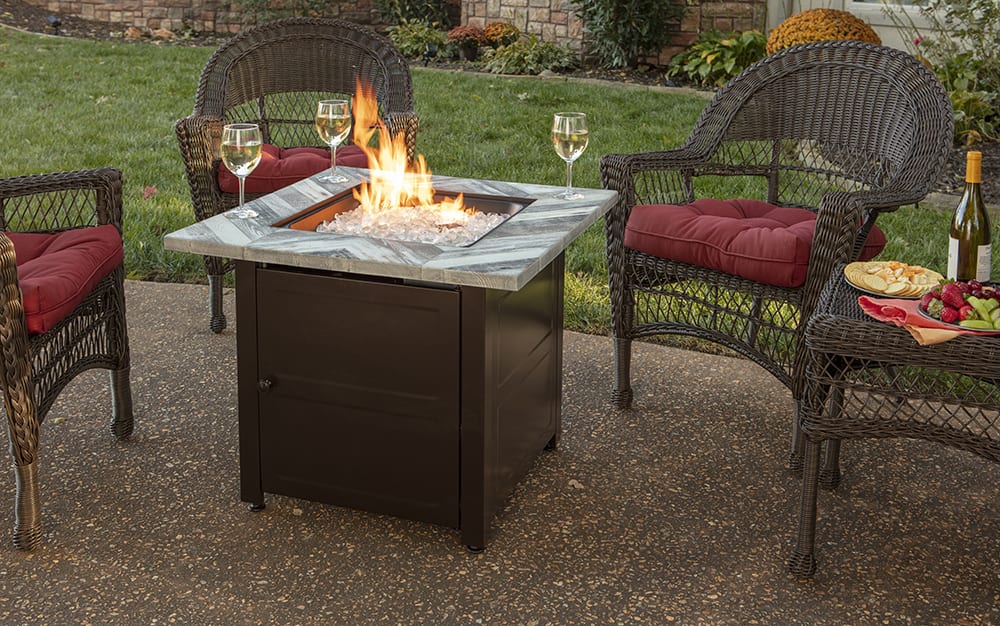 Duvall Lp Gas Outdoor Fire Pit, Endless Summer Fire Pit Assembly