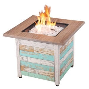 Endless Summer Outdoor Fire Pits, Endless Summer 29 In Square Wood Burning Fire Pit