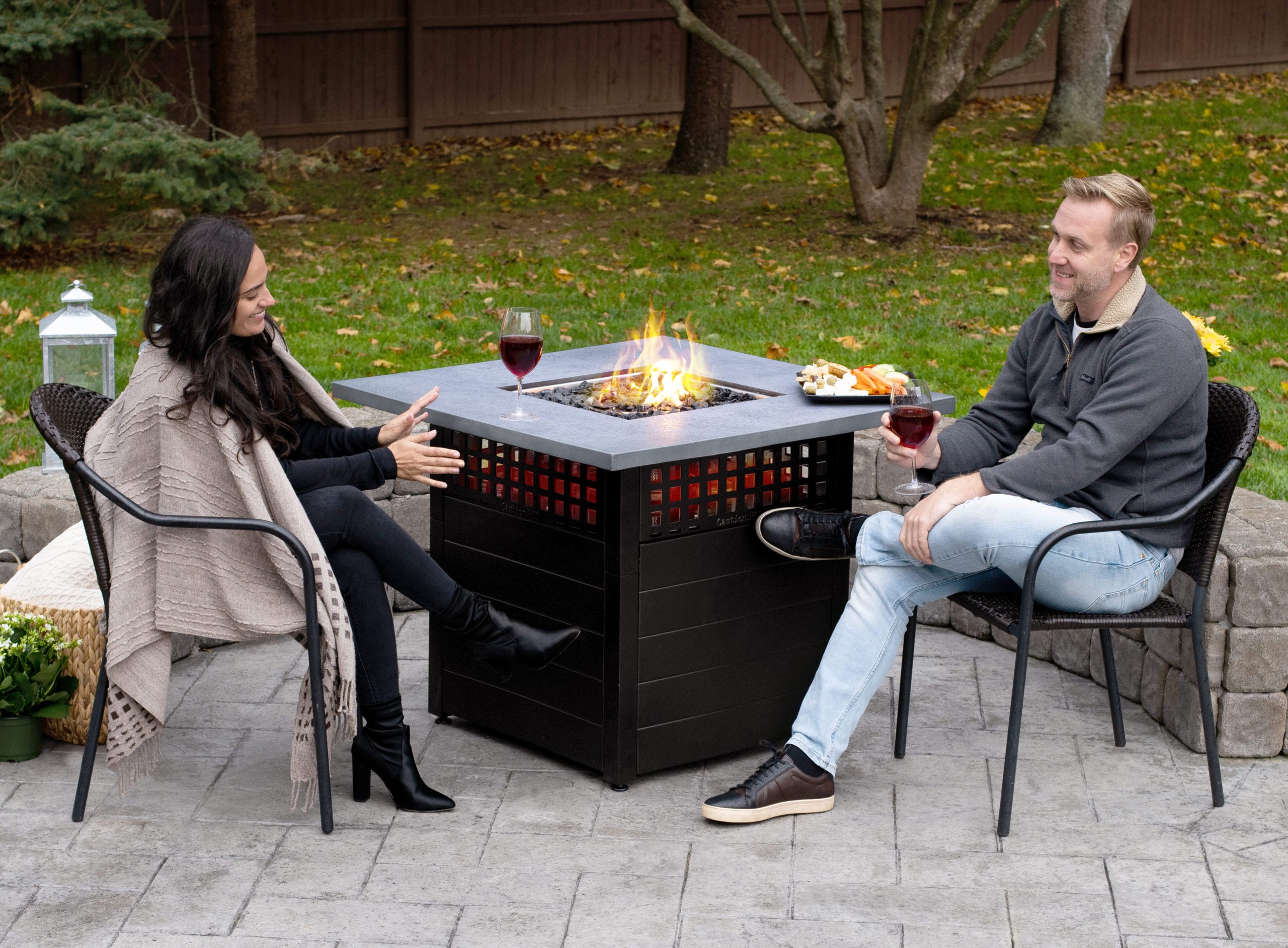 The Daniel Lp Gas Outdoor Fire Pit, Camp Chef Patio Cover For Monterey Fire Pit