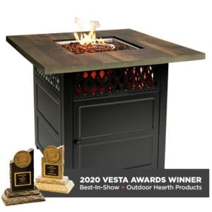 "Harris" LP Gas Outdoor Fire Pit with DualHeat Technology