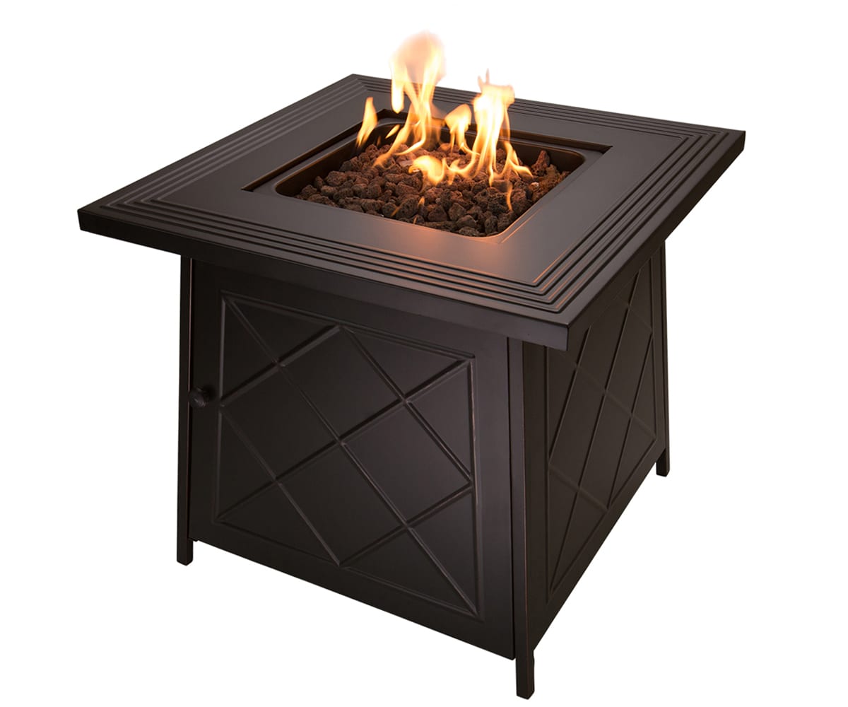 square fire pit